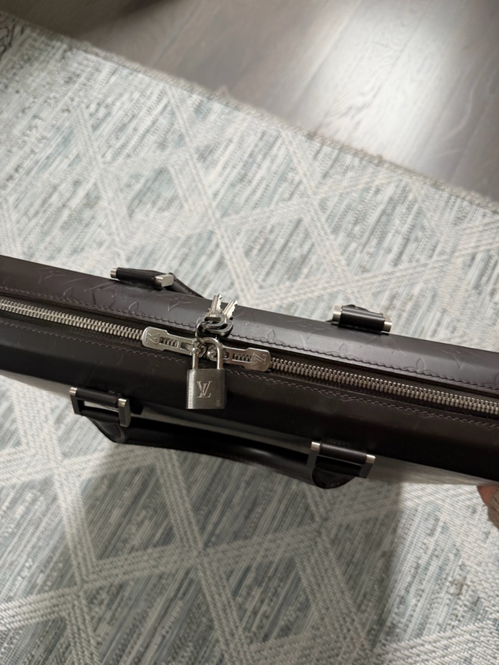Louis Vuitton Monogram Glace Elvin Coated Calf Bag - Picture 8 of 14
